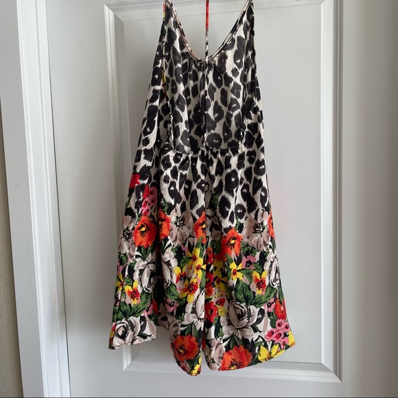 Cheetah/floral dress - Picture 4 of 5
